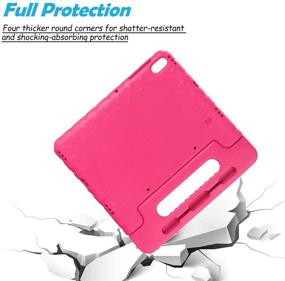 img 3 attached to 🌹 APOLL Kids Case for Samsung Galaxy Tab S7 11 inch 2020, SM-T870 Case, Shockproof EVA Kids Friendly Handle Stand Drop Proof Child Case for Samsung Tab S7 11 inch 2020 Release, No Pen Holder, Rose" - Optimized Product Name: "APOLL Kids Case for Samsung Galaxy Tab S7 11 inch 2020, SM-T870, Shockproof EVA Stand Drop Proof Child Case, Rose