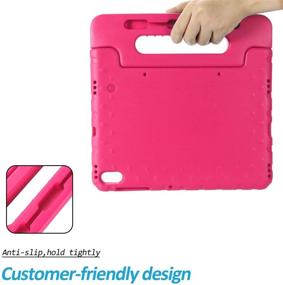 img 1 attached to 🌹 APOLL Kids Case for Samsung Galaxy Tab S7 11 inch 2020, SM-T870 Case, Shockproof EVA Kids Friendly Handle Stand Drop Proof Child Case for Samsung Tab S7 11 inch 2020 Release, No Pen Holder, Rose" - Optimized Product Name: "APOLL Kids Case for Samsung Galaxy Tab S7 11 inch 2020, SM-T870, Shockproof EVA Stand Drop Proof Child Case, Rose