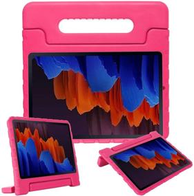 img 4 attached to 🌹 APOLL Kids Case for Samsung Galaxy Tab S7 11 inch 2020, SM-T870 Case, Shockproof EVA Kids Friendly Handle Stand Drop Proof Child Case for Samsung Tab S7 11 inch 2020 Release, No Pen Holder, Rose" - Optimized Product Name: "APOLL Kids Case for Samsung Galaxy Tab S7 11 inch 2020, SM-T870, Shockproof EVA Stand Drop Proof Child Case, Rose