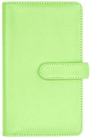 img 4 attached to 📸 Phetium Lime Green Mini Photo Album for Instax Mini 9/8/7/90/40, HP Sprocket, Kodak Mini 3-Inch Film - 96 Pockets Compatible with Fujifilm Instax Film