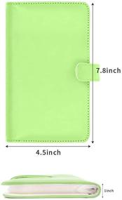 img 2 attached to 📸 Phetium Lime Green Mini Photo Album for Instax Mini 9/8/7/90/40, HP Sprocket, Kodak Mini 3-Inch Film - 96 Pockets Compatible with Fujifilm Instax Film