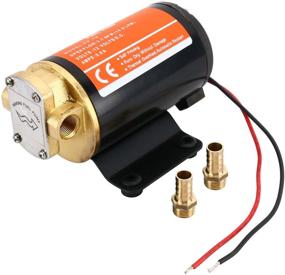 img 4 attached to 🔧 Amarine Made 12V Turbo Pump Oil Scavenge Extractor - Self Priming Reversible Gear Pump for Water, Diesel, Lubricants, Machinery - Fuel Scavenge Oil Transfer