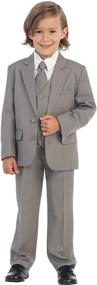 img 1 attached to 5 Piece Boys 2 Button Dress Tuxedo Boys' Clothing ~ Suits & Sport Coats