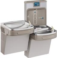 🚰 elkay lzstl8wslp: versatile ada compliant bottle filling station & filtered cooler - enhanced ezh2o system for optimal convenience - light gray - 39.50 x 19.00 x 36.75 inches logo