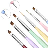 complete nail art brushes set with extension gel brush for diy, salon-worthy manicure at home - modelones logo