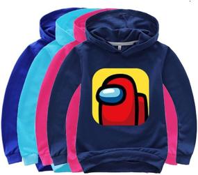 img 3 attached to Generic Childrens Sweatshirt Cartoon Lightweight