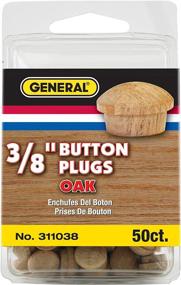 img 1 attached to General Tools 311038 3/8-Inch Button Plugs, Oak, 50-Pack: Ideal for Furniture Restoration and Woodworking Projects