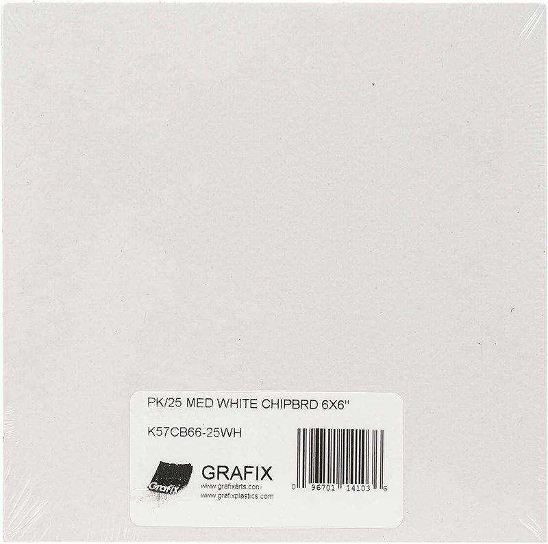 grafix 6 inch 6 inch chipboard sheets 25 pack 로고