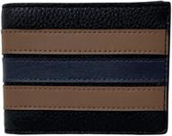 coach billfold wallet varsity stripe logo