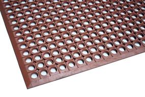 img 3 attached to 🔧 Durable Workstation Rubber Anti-Fatigue Drainage Mat - Janitorial & Sanitation Supplies for Optimal Comfort