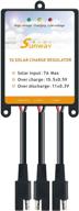 🔋 sunway solar panels charge controller 12v battery regulator 7a - enhanced safety protection for 12volt solar power battery chargers, solar trickle chargers & maintainers, and solar powered system kits logo