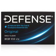 🧼 defense soap 4oz bar - enriched with tea tree and eucalyptus essential oils logo