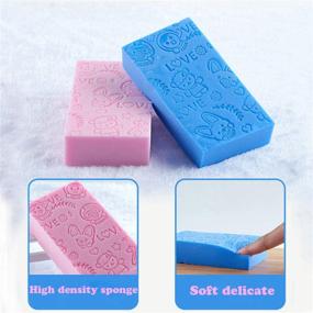 img 3 attached to 🛀 Revitalize Your Skin with 2PCS Random Colors Exfoliating Bath Body Shower Sponge - Spa Scrub Exfoliator and Dead Skin Remover Japanese Style