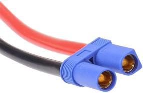 img 3 attached to 🔌 10AWG Wire EC5 Female Plug Connector Cable with O Ring Eyelet Terminal, 1.4Ft/40CM Length, Ideal for RC ESC Charger Side Power