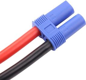 img 2 attached to 🔌 10AWG Wire EC5 Female Plug Connector Cable with O Ring Eyelet Terminal, 1.4Ft/40CM Length, Ideal for RC ESC Charger Side Power