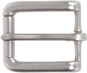 img 1 attached to Nickel Single Rectangular Roller Buckle