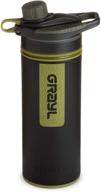 grayl geopress 24 oz water purifier bottle - ultimate 🌲 filter for outdoor adventures includes hiking, camping, survival, and travel (camo black) logo