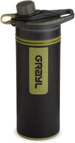 img 4 attached to GRAYL GeoPress 24 oz Water Purifier Bottle - Ultimate 🌲 Filter for Outdoor Adventures Includes Hiking, Camping, Survival, and Travel (Camo Black)