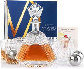 img 4 attached to Nou Living Crystal Whiskey Decanter