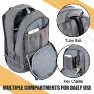 🎒 gelindo hydration pack backpack: 900d tactical molle daypack with quick-release 2l water bladder for hiking, hunting, biking, and climbing logo