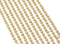 💎 enhance your crafts with 1000 self adhesive gold mini pearls - 3mm flat backed round beads strips embellishment logo