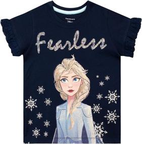 img 2 attached to Disney Girls Frozen T Shirt Elsa