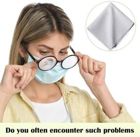img 1 attached to Anti Fog Microfiber Cleaning Reusable Eyeglasses