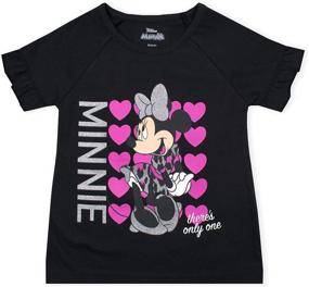 img 3 attached to 🐭 Disney Girls Leggings and Shirts Set - Mickey or Minnie Mouse Theme, Long and Short Sleeve options