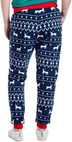 img 1 attached to Womens Red Reindeer Christmas Joggers Women's Clothing