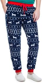 img 2 attached to Womens Red Reindeer Christmas Joggers Women's Clothing