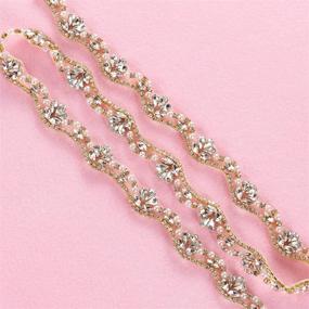 img 1 attached to 💎 Sparkling Rhinestone Crystal Wedding Belts: Yanstar's Exquisite Bridesmaid Accessories for Women