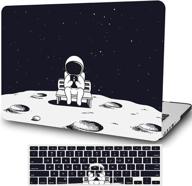 space planet hard plastic cover case compatible with macbook air 11 inch case model:a1370 a1465 amonone laptop case keyboard cover - astronaut logo