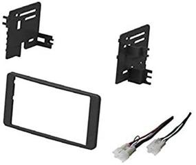 img 3 attached to ASC Audio Car Stereo Dash Install Kit and Wire Harness for Toyota Tundra and Sequoia - Aftermarket Double Din Radio Installation - No Factory Premium Amp