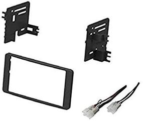 img 1 attached to ASC Audio Car Stereo Dash Install Kit and Wire Harness for Toyota Tundra and Sequoia - Aftermarket Double Din Radio Installation - No Factory Premium Amp