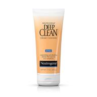 🧼 neutrogena deep clean daily facial cream cleanser - beta hydroxy acid removes dirt, oil & makeup | alcohol-free, oil-free, non-comedogenic – 7 fl. oz logo