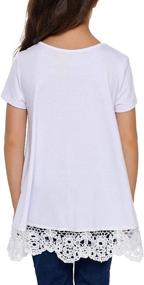 img 2 attached to 👚 Jorssar Casual Blouses T Shirt for Girls' Clothing - Tops, Tees & Blouses