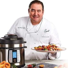 img 1 attached to 🍲 Emeril Everyday 6 QT Pressure Air Fryer with 5 Piece Accessory Pack - Silver