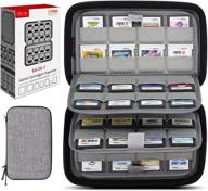 sisma 64 game cartridge holder: ultimate storage case for nintendo 3ds 2ds ds game cards - sleek grey design logo