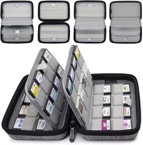 img 3 attached to Sisma 64 Game Cartridge Holder: Ultimate Storage Case for Nintendo 3DS 2DS DS Game Cards - Sleek Grey Design