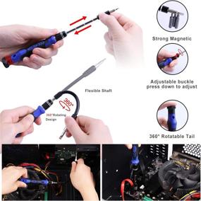 img 1 attached to 💡 IUZIT Precision Screwdriver Magnetic: Perfect Tool for Electronics and more!