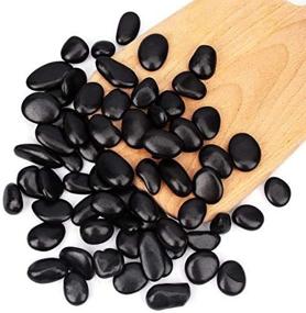 img 3 attached to 🌿 Enhance Your Aquarium and Garden with CFKJ 18lb Black Pebbles: Natural Polished Decorative Gravel for Landscaping, Garden Ornament, and Aquatic Environments