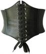 michellecmm lace up elastic adjustable waistband women's accessories in belts logo