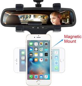 img 4 attached to INCART Magnetic Rearview Samsung Devices Car Electronics & Accessories