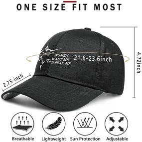 img 1 attached to Funny Fishing Saying Baseball Cap Sports & Fitness