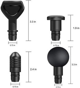 img 2 attached to Heads，8PCS Plug N Play Replaceable Massager Attachments