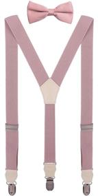 img 4 attached to 🎀 CEAJOO Wedding Suspender and Bow Tie Set for Boys and Men