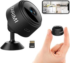 img 4 attached to 📷 Мини шпионская камера 1080p с аудио в прямом эфире WiFi - Портативная камера ночного видения с функцией обнаружения движения - Беспроводная маленькая HD няня камера, секретная камера наблюдения для дома или офиса
