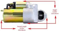 🔧 high torque mini starter for sbc bbc chevy 327 350 400 - rareelectrical, 3hp, 153 tooth flywheel compatible logo