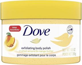 img 4 attached to 🧴 Dove Almond and Mango Butter Body Polish Scrub - Exfoliating, 10.5 fl oz