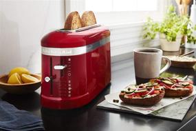 img 2 attached to Urban Small Space Toaster KMT3115ER by KitchenAid - 2-Slice, Empire Red